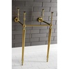 image:imageKingston Brass VPB30167 Edwardian Console Sink Legs Brushed Brass 16 x 155 x 30Brushed Brass