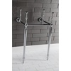 image:imageKingston Brass VPB30167 Edwardian Console Sink Legs Brushed Brass 16 x 155 x 30Polished Chrome