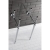 image:imageKingston Brass VPB30167 Edwardian Console Sink Legs Brushed Brass 16 x 155 x 30Polished Chrome