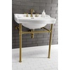 image:imageKingston Brass VPB33087 Imperial Console Sink Legs Brushed Brass 2519 x 1694 x 305Brushed Brass