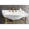 image:imageKingston Brass VPB33087 Imperial Console Sink Legs Brushed Brass 2519 x 1694 x 305Brushed Brass