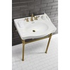 image:imageKingston Brass VPB33087 Imperial Console Sink Legs Brushed Brass 2519 x 1694 x 305Brushed Brass