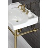 image:imageKingston Brass VPB33087 Imperial Console Sink Legs Brushed Brass 2519 x 1694 x 305Brushed Brass