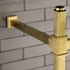 image:imageKingston Brass VPB3322SQ7 Monarch 22Inch Stainless Steel Console Sink Legs Brushed BrassBrushed Brass