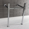 image:imageKingston Brass VPB3322SQ7 Monarch 22Inch Stainless Steel Console Sink Legs Brushed BrassPolished Chrome
