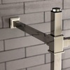 image:imageKingston Brass VPB3322SQ7 Monarch 22Inch Stainless Steel Console Sink Legs Brushed BrassPolished Nickel