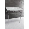 image:imageKingston Brass VPB33281 Edwardian Console Sink Legs Polished Chrome 28 x 1894 x 33Polished Chrome