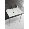 image:imageKingston Brass VPB33281 Edwardian Console Sink Legs Polished Chrome 28 x 1894 x 33Polished Nickel
