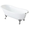 Painted White/Brushed Nickel