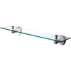 image:imageKingston Brass BA1119PB Victorian Glass Shelf Polished BrassBrushed Nickel
