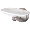 image:imageKingston Brass BA1166SN Vintage Toothbrush and Tumbler Holder Brushed Nickel514Inch Length 234Inch Wall ClearanceBrushed Nickel