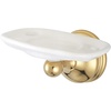 image:imageKingston Brass BA1166SN Vintage Toothbrush and Tumbler Holder Brushed Nickel514Inch Length 234Inch Wall ClearancePolished Brass