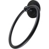 image:imageKingston Brass BA2714PB Milano TowelRing 6Inch Polished BrassMatte Black
