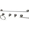 image:imageKingston Brass BAH82134478AB Concord 5Piece 24Inch Towel Bar Bathroom Accessory Set in Antique BrassBrushed Nickel