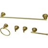 image:imageKingston Brass BAH82134478AB Concord 5Piece 24Inch Towel Bar Bathroom Accessory Set in Antique BrassPolished Brass