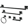 image:imageKingston Brass BAHK3212478K Serano 5Piece 18Inch and 24Inch Towel Bars Bathroom Accessory Set in Matte BlackMatte Black