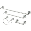 image:imageKingston Brass BAHK5112478SN Santa Fe 5Piece 18Inch and 24Inch Towel Bars Bathroom Accessory Set in Brushed NickelPolished Chrome