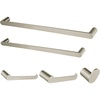 image:imageKingston Brass BAHK6112478MB Dessau Bathroom Hardware Set Matte Black 2525 x 125 x 288Brushed Nickel