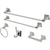 image:imageKingston Brass BAHK61212478SN Monarch 5Piece 18Inch and 24Inch Towel Bars Bathroom Accessory Set in Brushed NickelPolished Nickel