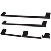 image:imageKingston Brass BAHK6312478C Metzinger 5Piece 18Inch and 24Inch Towel Bars Bathroom Accessory Set in Polished ChromeBlack
