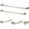 image:imageKingston Brass BAHK6312478C Metzinger 5Piece 18Inch and 24Inch Towel Bars Bathroom Accessory Set in Polished ChromeBrushed Nickel
