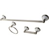 image:imageKingston Brass BAK111148ORB Victorian 3Piece 24Inch Towel Bar Bathroom Accessory Set in Oil Rubbed BronzeBrushed Nickel