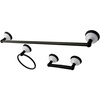 image:imageKingston Brass BAK111148ORB Victorian 3Piece 24Inch Towel Bar Bathroom Accessory Set in Oil Rubbed BronzeOil Rubbed Bronze