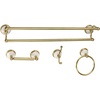 image:imageKingston Brass BAK1113478SN Victorian 4Pieces Dual TowelBar Bathroom Hardware Set Brushed NickelBrushed Brass