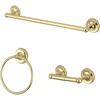 image:imageKingston Brass BAK31248PB Victorian 3Piece Bathroom Accessory Set Polished BrassPolished Brass