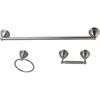 image:imageKingston Brass BAK396148PB Restoration 3Piece TowelBar Bathroom Hardware Set Polished BrassBrushed Nickel