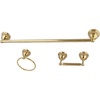 image:imageKingston Brass BAK396148PB Restoration 3Piece TowelBar Bathroom Hardware Set Polished BrassPolished Brass