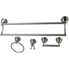 image:imageKingston Brass BAK3963478SN Restoration 4Piece Dual Towel Bar Bathroom Hardware Set Brushed NickelBrushed Nickel