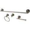 image:imageKingston Brass BAK8211478C Concord 4Piece 24Inch Towel Bar Bathroom Accessory Set in Polished ChromeBrushed Nickel