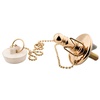 image:imageKingston Brass CC1112 Rubber Stopper Chain and Attachment for CC1002 Polished BrassPolished Brass