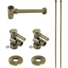 image:imageKingston Brass CC43106DLLKB40 Trimscape Modern Plumbing Sink Trim Kit with Bottle Trap in Polished NickelAntique Brass