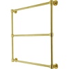 image:imageKingston Brass DTM323631 Gallant 36 x 32Inch Wall Mount TowelRack Polished ChromeBrushed Brass