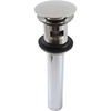 image:imageKingston Brass EV6003 Push PopUp Drain with Overflow Hole 22 Gauge Antique BrassPolished Nickel