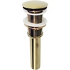 image:imageKingston Brass EV8312 Coronet Push PopUp Bathroom Sink Drain without Overflow Polished Brass