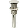 image:imageKingston Brass EV8316 Coronet Push PopUp Bathroom Sink Drain Without Overflow Polished Nickel 888 x 263 x 263