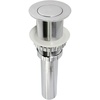 image:imageKingston Brass EV8411 Coronet Push PopUp Bathroom Sink Drain without Overflow Polished Chrome
