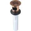 image:imageKingston Brass KB5008 Fauceture Grid Drain with Overflow Hole 114 inch by 6inch 17 gauge Satin NickelAntique Copper