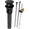 image:imageKingston Brass KBT2120 Brass PopUp Drain with Overflow and Extra Long PopUp rod 22 Gauge Polished NickelOil Rubbed Bronze