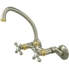 Brushed Nickel/Polished Brass