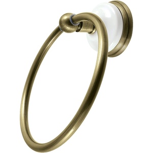image:imageKingston Brass BA1114SN Victorian TowelRing 6Inch Brushed NickelAntique Brass
