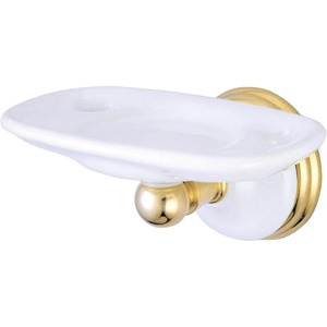image:imageKingston Brass BA1116SN Victorian Toothbrush with Tumbler Holders Brushed NickelPolished Brass