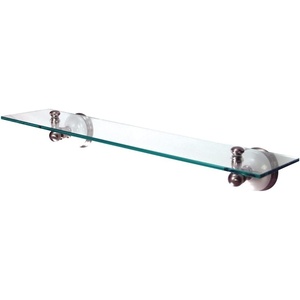 image:imageKingston Brass BA1119PB Victorian Glass Shelf Polished BrassBrushed Nickel