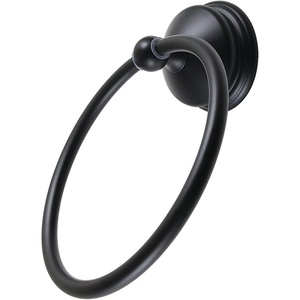 image:imageKingston Brass BA1164ORB Vintage TowelRing 6Inch Oil Rubbed BronzeMatte Black
