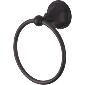 image:imageKingston Brass BA4814PB Metropolitan TowelRing Polished Brass 6 InchOil Rubbed Bronze