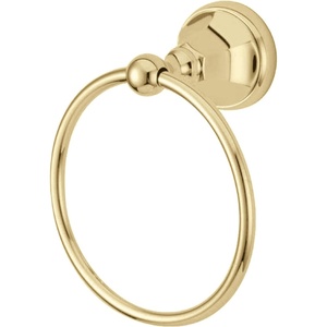 image:imageKingston Brass BA4814PB Metropolitan TowelRing Polished Brass 6 InchPolished Brass