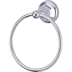 image:imageKingston Brass BA4814PB Metropolitan TowelRing Polished Brass 6 InchPolished Chrome